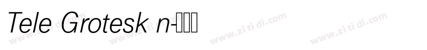 Tele Grotesk n字体转换